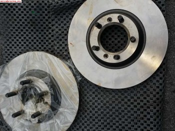 Kit frenos delanteros ventilados y pastillas alfa romeo 75 2