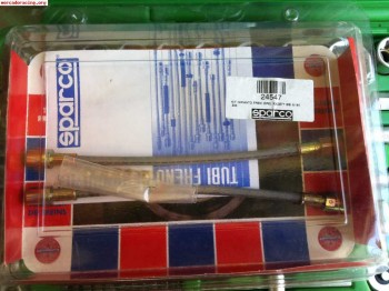 Latiguillos metalicos traseros nuevos a estrenar kadett gsi