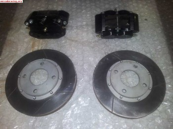 Pinzas de 4 pistones y discos flotantes