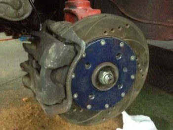 Vendo pareja de discos perforados y biselados 