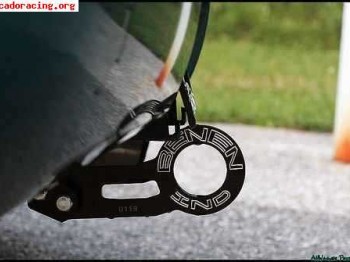 Tow hook aluminio negro