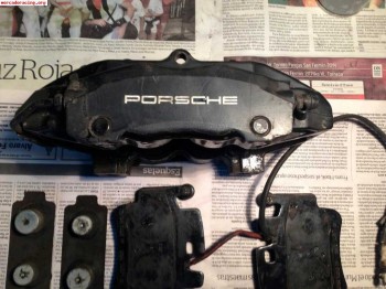 Pinzas de freno porsche fabricadas por brembo