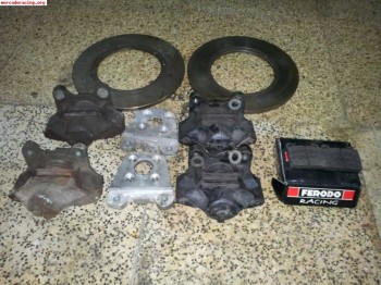 Kit freno trasero 2 pistones renault