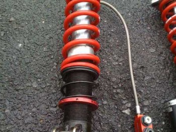 Suspension bos 3 vias mitsubishi evo 9 asfalto.
