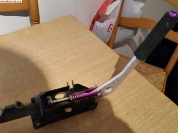 Freno de mano hidráulico de dos posiciones con boma