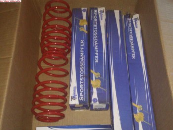 Suspensiones roscadas y poleas regulables