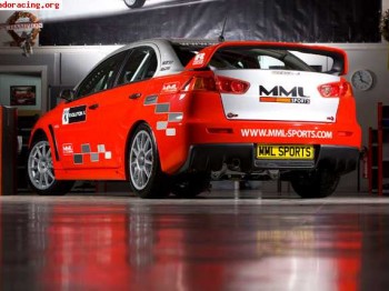  alerón trasero de mitsubishi lancer evolution x