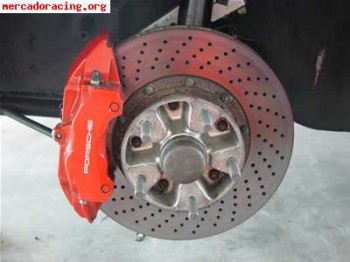Frenos 4 pistones porsche delanteros
