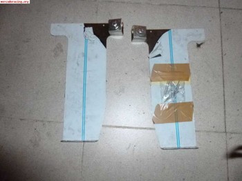 Soportes laterales acero inox paragolpes delantero sierra co