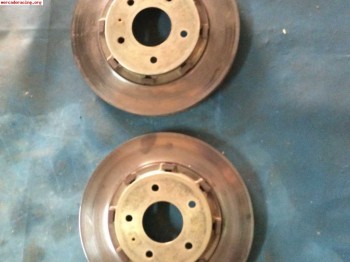 Discos y pastillas de freno brembo, evo para llanta 15 tierr