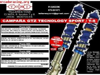 Oferta suspension racing