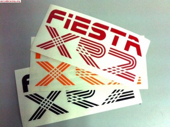 Pegatina trasera ford fiesta xr2 mk2