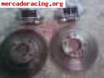 Pinzas traseras de freno de aluminio para, ax 106 saxo 306 e