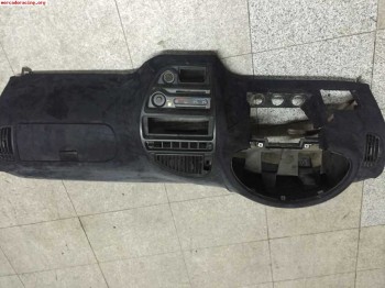 Salpicadero flocado en piel vuelta