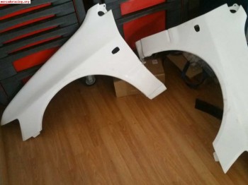 Aletas de fibra mitsubishi evo 