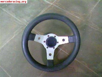 Volante de piel tres brazos para renault 30 eur