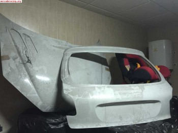 Capot y porton para 206 en fibra