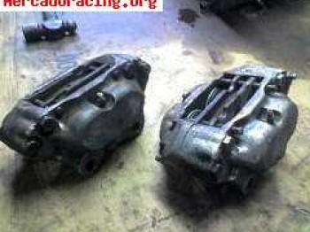   juego de pinzas brembo 4 pistones con pastillas