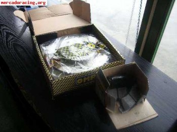 Discos y pastillas omp rallados y perforados para citroen xs