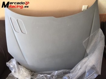 Capot y porton trasero de fibra para 206