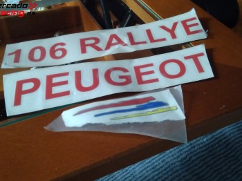Pegatinas 106 rally