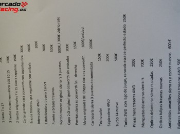 Material ford sierra cosworth