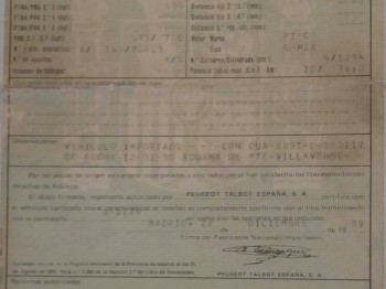 Documentacion 205 rallye de carreras