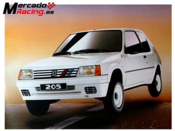  aletines plástico 205 rallye (replica - no fibra) 