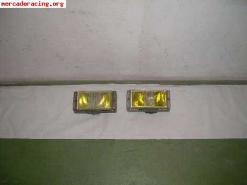Faros de nieblas de clio 16v amarillos.