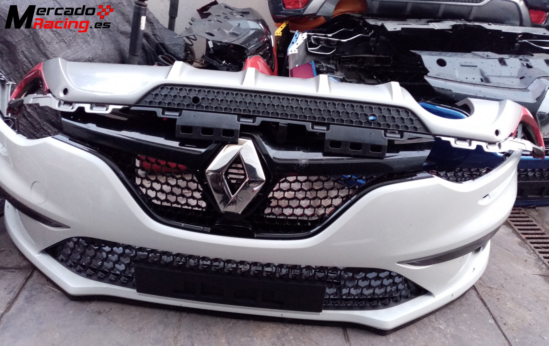 thumbnail image 2 of INGO NOAK Tuning Front Spoiler Sword Lip – ABS Plastic, Matte Black, For Renault Megane 4 GT / GT-Line, ABE Certified, Made In Germany 2 of 2