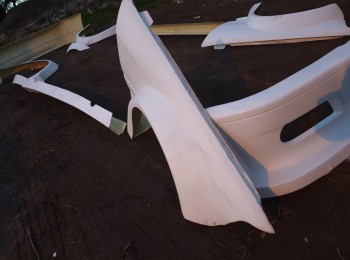 Kit defensas, aletas, aletines en fibra a estrenar¡¡