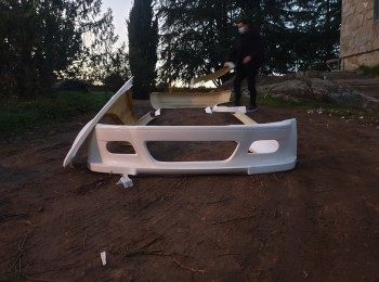 Kit defensas, aletas, aletines en fibra a estrenar¡¡