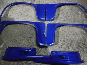 Aletines y faldon simca rally