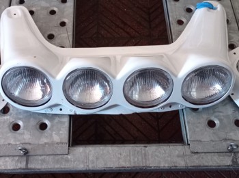 Parrilla de faros de fibra de clio sport 2