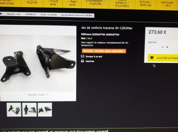 Soporte traviesa delantera c2 r2 