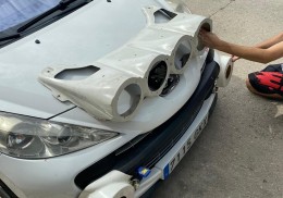 Parrilla y cuneters para 207