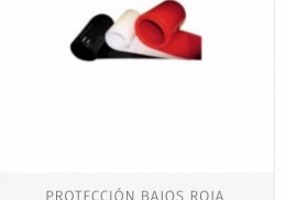Rollo faldillas protección silicona roja
