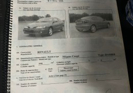 Ficha homologación renault megane coupe