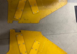 Protecciones laterales traseras skoda fabia r5 evo