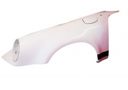 Aletas delantera anchas con fibra para porsche 911