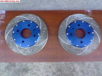 Discos flotantes de frenos de 266mm para psa