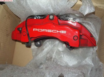 Pinzas de freno 6 pistones de cayenne turbo