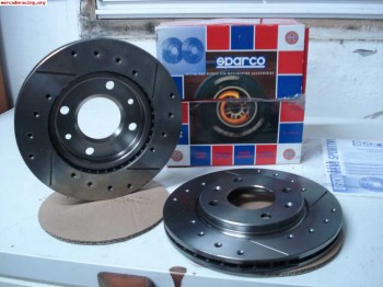 Discos sparco perforados de saxo vts a estrenar