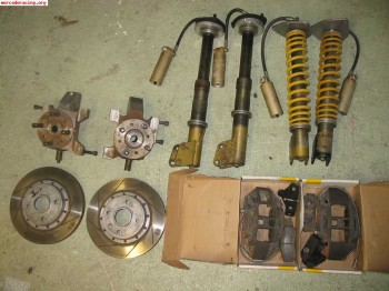 Suspensiones proflex tres vias tierra, discos y pinzas