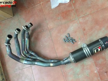 Linea de escape full titanium - carbono 