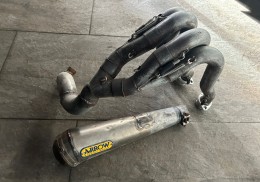 Colector escape arrow + silencioso para motor gsxr 